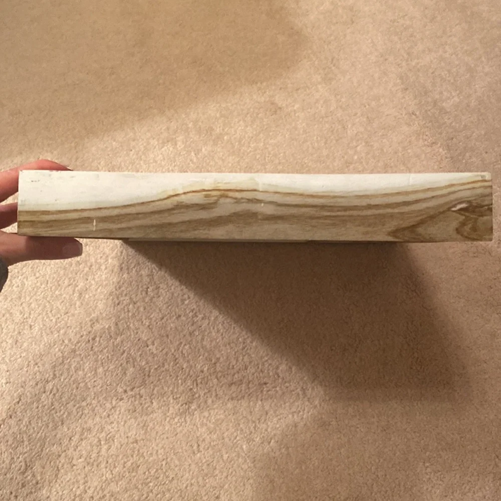 Bamboo wood square tray